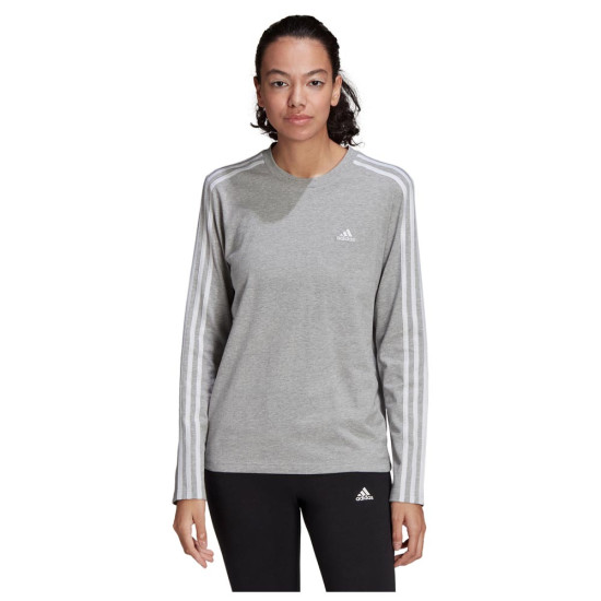 Adidas Γυναικεία μακρυμάνικη μπλούζα Essentials 3-Stripes Long-Sleeve Tee